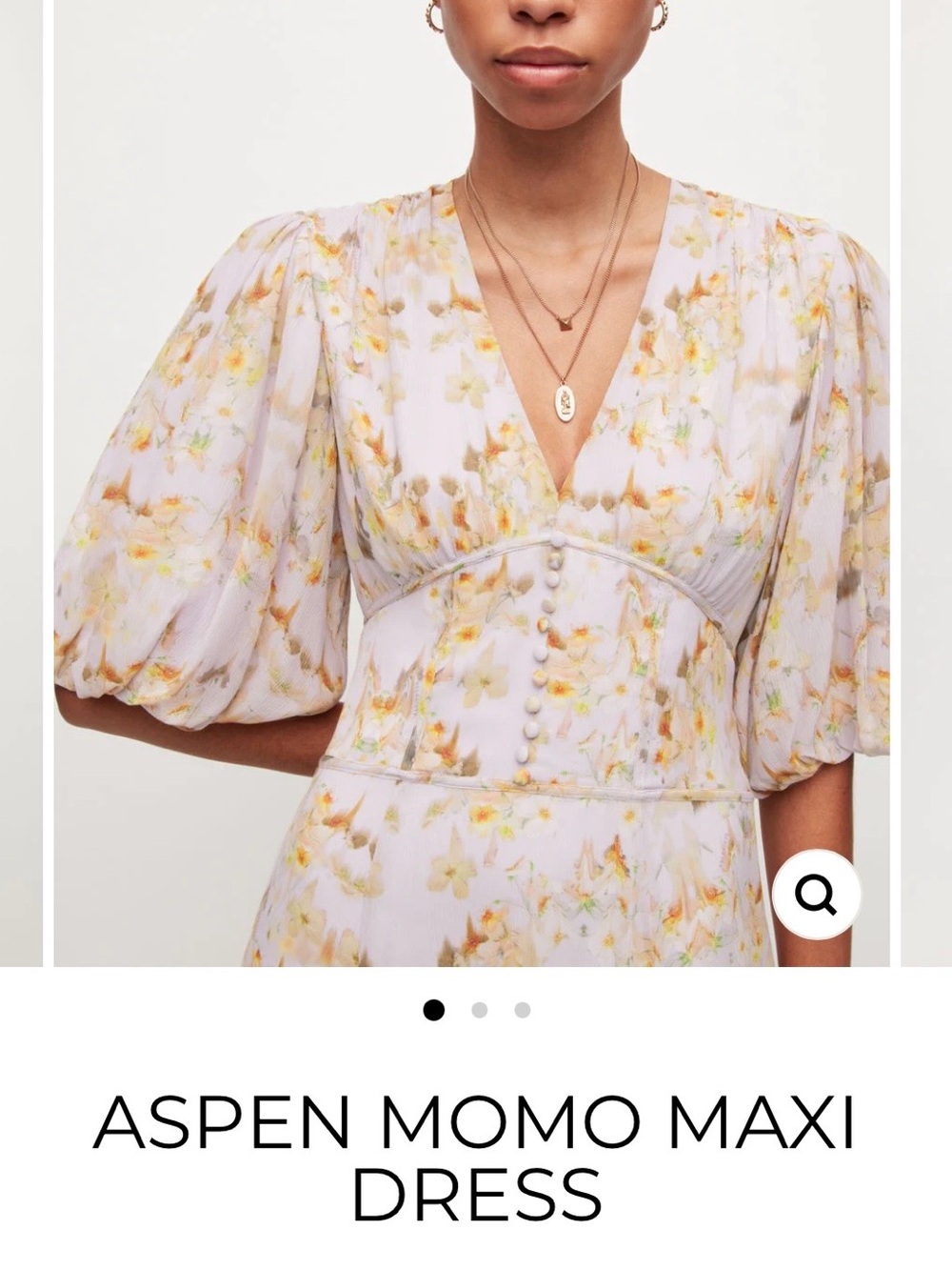 Maxi Dress in Soft Lavender Floral